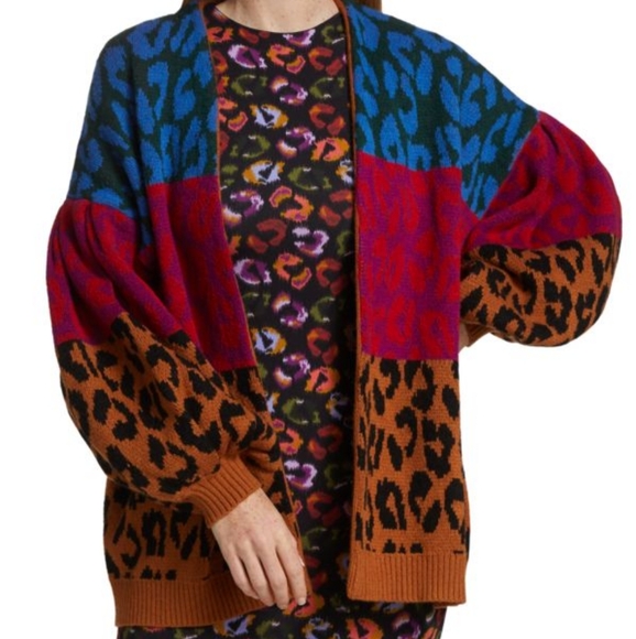 Farm Rio Multicolor Patterned Women's Jacket - Picture 2 of 5